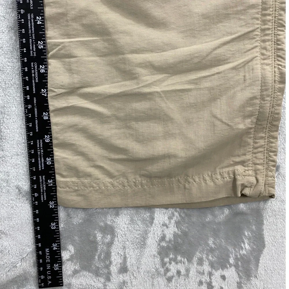 The North Face Paramount Peak Convertible Cargo Pants Mens XL Dune Beige Hiking